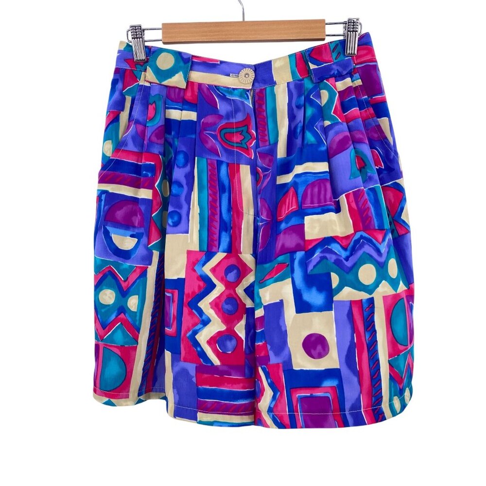 VTG Natty abstract streetware Bermuda shorts size medium‎ colorful